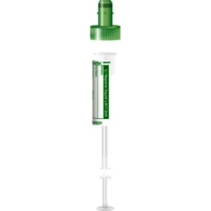 S-Monovette® Heparina de litio LH, líquida, 7,5 ml, cierre verde, (LxØ): 92 x 15 mm, con etiqueta de