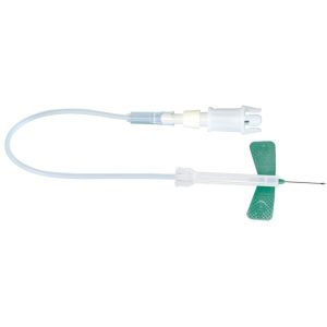 Aguja Safety-Multifly®, 21G x 3/4'', verde, longitud del tubo: 200 mm. 1 Unidades/blister