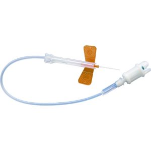 Aguja Safety-Multifly®, 25G x 3/4'', naranja, longitud del tubo: 200 mm, 1 unidades/blíster